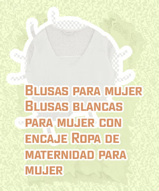 Blusas blancas de maternidad