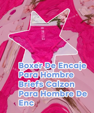 Calzon encaje para hombre
