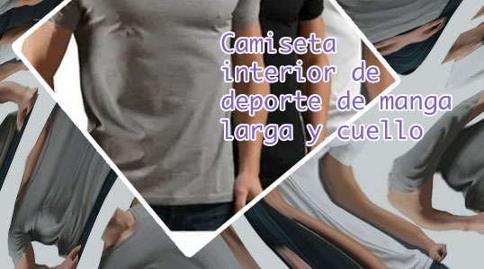 Camiseta interior hombre cuello alto