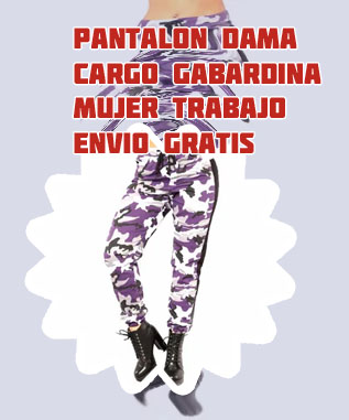 Pantalon cargo trabajo mujer