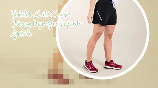 Pantalón corto running mujer decathlon