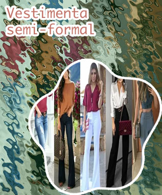 Ropa semi formal mujer con jeans