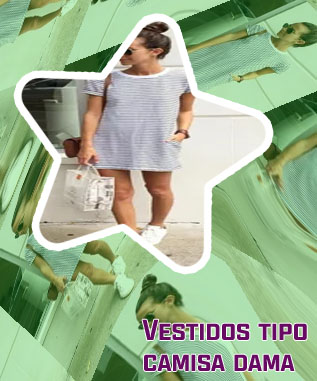 Vestido tipo camisa